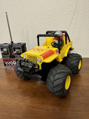 Vintage Tyco R/C 4X4 Olympics Coca Cola JEEP Remote Control Car Baja Taiyo Works
