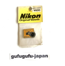 Nikon original goods japan badge yellow in hand