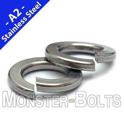 #ad Metric Stainless Steel Split Lock Washers DIN 127B M2 M2.5 M3 M4 M5 M6 M8 M10 $7.30