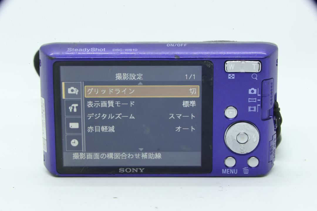 【美品】SONY Cyber-shot DSC-W610 ブルー Amazon.co.jp: SONY Cyber-Shot(サイバーショット) W610 (1410万