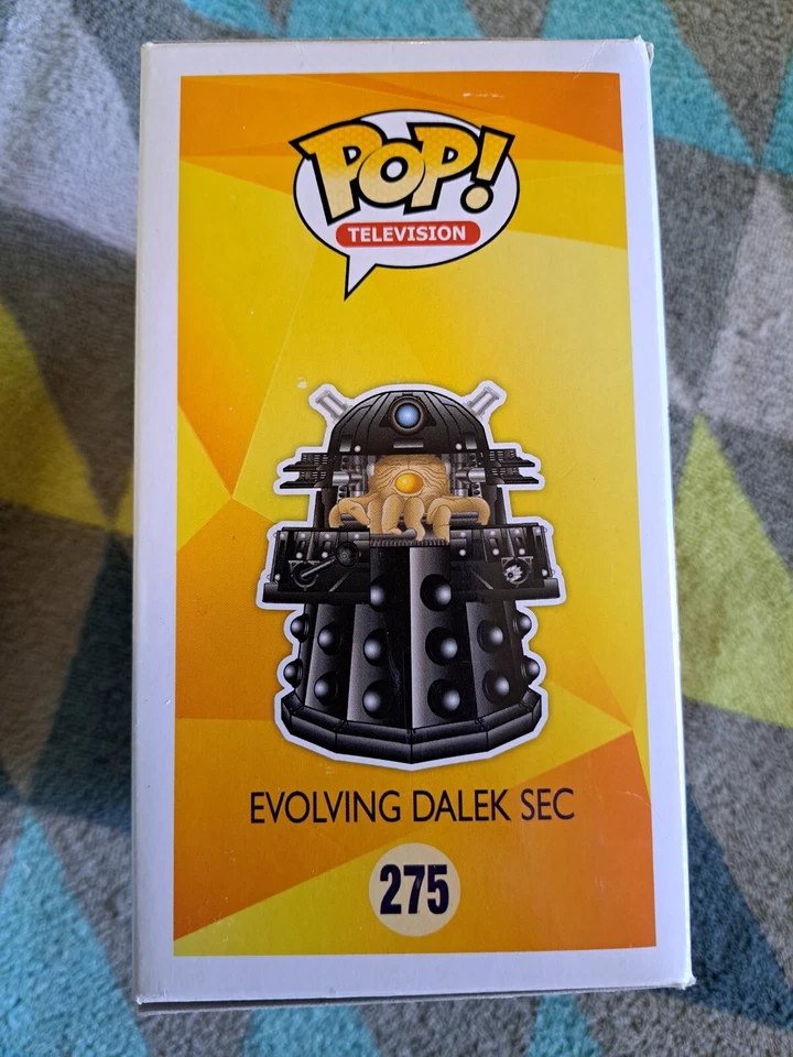 Evolving Dalek Sec Pop 275 - Doctor Who Funko Pop! Винил 2016 сводчатый + протектор - Изображение 4 из 4