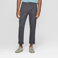 Goodfellow & Co Mens Slim Straight Chino Pants Quick Dry Stain Wrinkle