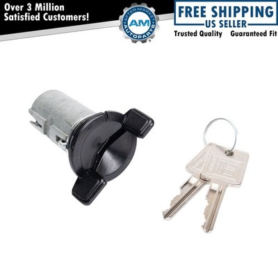 Ignition Key Lock Cylinder Tumbler Black for Chevy GMC Buick Cadillac Pontiac