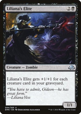 Liliana's Elite Uncommon Eldritch Moon Magic: The Gathering Lightly Played