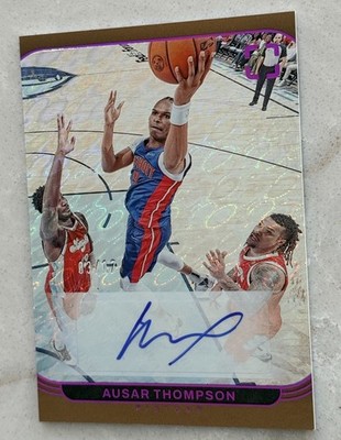 2024-25 Panini Photogenic Veteran Autographs Diskettes Ausar Thompson /17 Auto