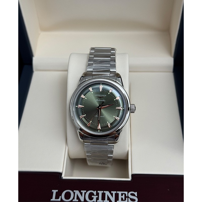 Longines Conquest Heritage 38mm Green Dial Men's Watch L16494026