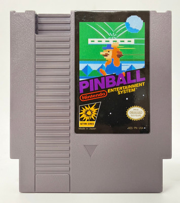 Pinball (Nintendo NES) *GAME ONLY - TESTED - AUTHENTIC - 3 SCREW*