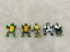 Vintage Teenage Mutant Ninja Turtles TMNT Lot Of 5 Figures Head Droppin Leo