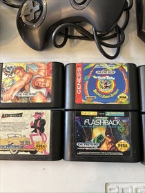 Sega Genesis 2 Console Bundle W/ 2 Controllers 10 Games Nice Set! Cords Tested