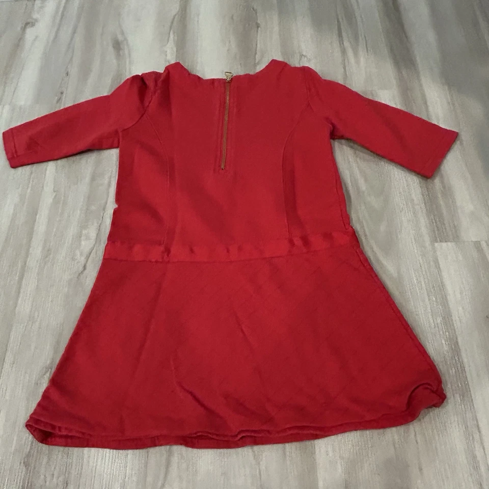 Vestido Rojo Blancanieves Bordado Floral Disney Store Niñas Talla 5/6 Foto 4 de 4