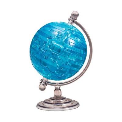 New - BePuzzled 3D Crystal Puzzle - Globe: 41 Pcs - Ages 12+ | 1+ players