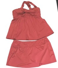 Antonio Melani Dk Orange Women's Estilo 2-pc Swimsuit Size Medium