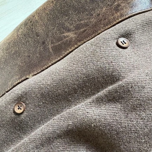 1930s–1940s Aviator Leather Jacket (Approx. Size L) image 12
