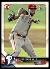 2018 Bowman Prospects McKenzie Mills Philadelphia Phillies #BP87