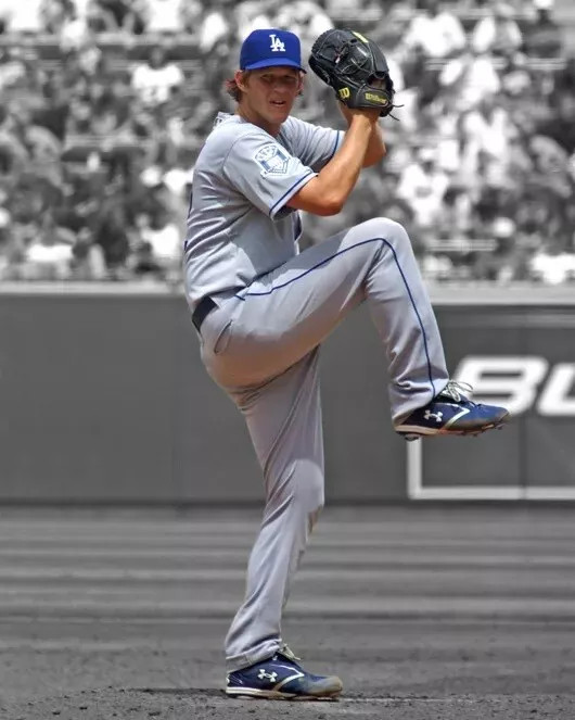 Los Angeles Dodgers Clayton Kershaw 4x6 Photo Print MLB Star