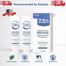 7.5% Nano Hydroxyapatite Toothpaste 2 Pack 8....