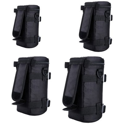 Camera Lens Bag Protective Pouch With Thick Padding Waterproof Lens Case