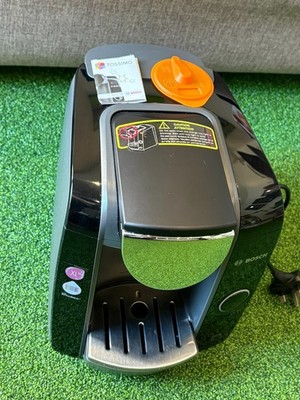 Bosch Tassimo CTPM06 Kaffeepad Heißgetränkeautomat schwarz mit Podschublade/Ständer