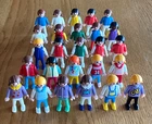 Playmobil Lot of 26 Figures 2" Boys and Girls Most Vintage 1981 Geobra