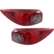 Tail Light For 2014-2018 Mazda 3 Set Of 2 Driver And Passenger Side Outer