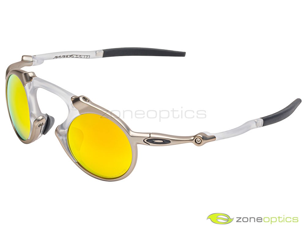 Oakley Madman Polarized Sunglasses OO6019-07 X Metal Plasma/Fire