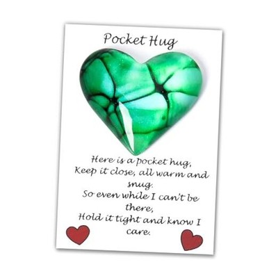 Pocket Hug Token Get Well Soon Gifts for Women Recovery Gifts for Men Green
