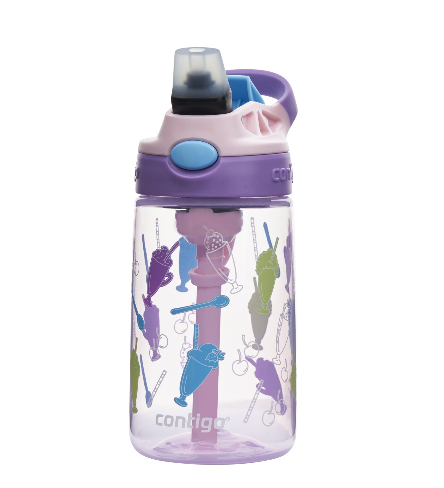 Gourde pour enfant facile à nettoyer anti-fuite 400ml en silicone sans BPA