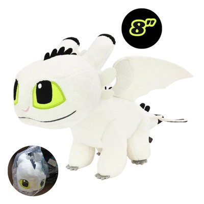 Night Lights Dragon Pouncer Plush 8'' How to Train Your Dragon Boy NEW OFFICIAL