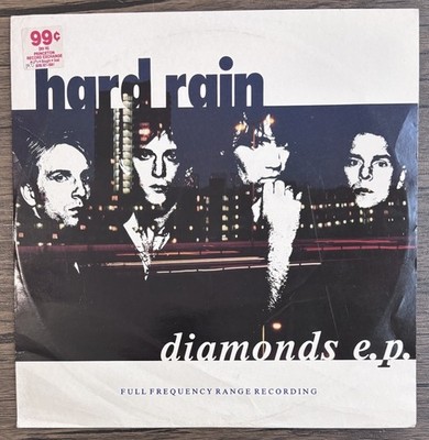 Hard Rain - Diamonds 10  Vinyl 4 Song EP 1988 UK ~ Rare!