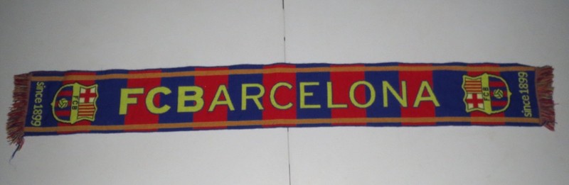Futbol Club Barcelona (Soccer) ~ 58" x 7" Scarf / Banner  ~ Spain