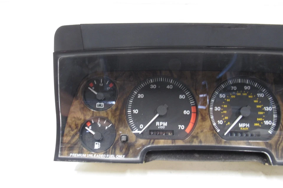 94 JAGUAR XJS 2+2 CONVERTIBLE cuadro de instrumentos velocímetro DAC11163 113K MLS Foto 2 de 4