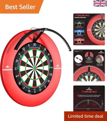 Torus 120° Tragbares LED Dartboard Beleuchtungssystem - Hellweiße Beleuchtung