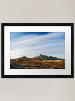 Scottish Mountain - Ben Loyal, Suth Framed Wall Art Poster Canvas Print Picture