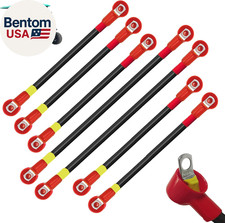 Golf Cart Battery Cables for EZGO TXT 1994-Up   4 AWG 7PCS Pure Copper Wiring Ki