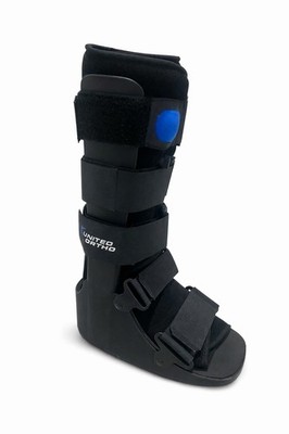 United Ortho Tall Air CAM Walker Boot Fracture Walking Boot Black S/M