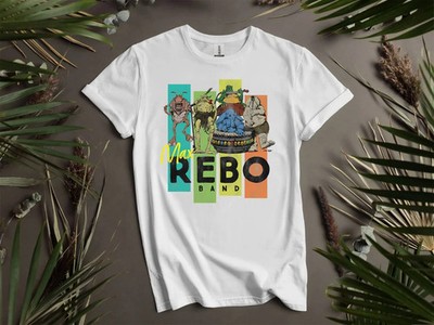 Disney Star Wars Aliens Max Rebo Band White T-shirt