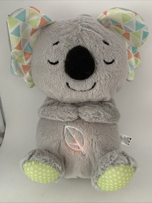 Fisher Price Plüschtier Schlummer Koala  Nachtlicht Musik Atemrhythmus Baby 0+