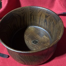 Quality Heirloom Wooden Ware Vintage Multipurpose Walnut Bowl Rustic Oak C40 