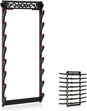 Barydat Katana Sword Holder Stand Wall Mount Samurai 8 Tier, black 