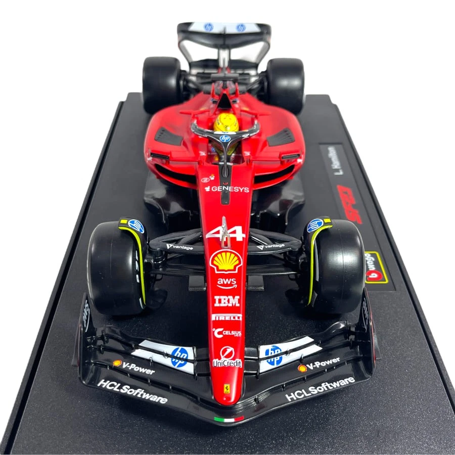 Modellino F1 Bburago 1/18 Ferrari SF-23 Test Fiorano 2025 #44 L. Hamilton - Immagine 3 di 4