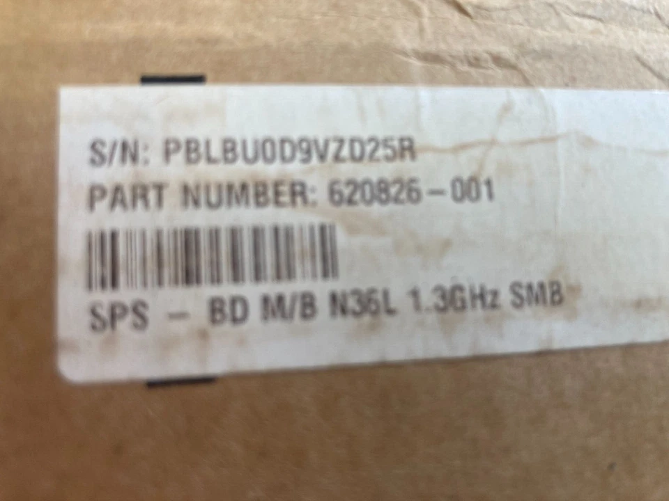 NEW HP 620826-001 System mother board N36L with 1.3GHZ processor (INC VAT) - Image 2 of 3