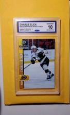 Graded Gem 💎 Mint 10 2022-23 rookie Brandon Wheat Kings CHARLIE ELICK