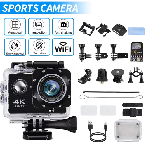 Ultra 4K Action Camera Wi-Fi Sports Camcorder Underwater DV Recorder For Go Pro
