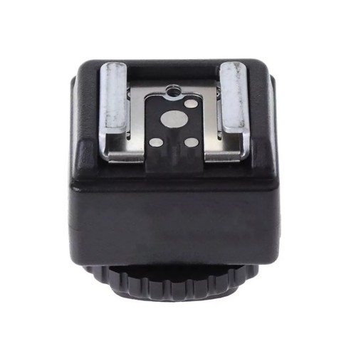 For Nikon For Canon Black Flash to Camera Hot Shoe Converter Adapter Part