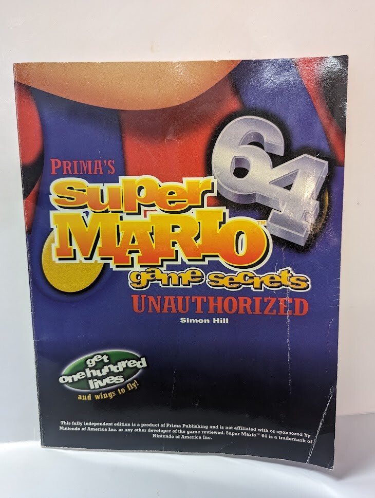 Prima's Super Mario 64 Game Secrets Unauthorized Strategy Guide