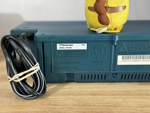 Vintage POKEMON PIKACHU VHS VCR PK240D & Pikachu Remote Both Extremely Rare - Picture 6 of 8