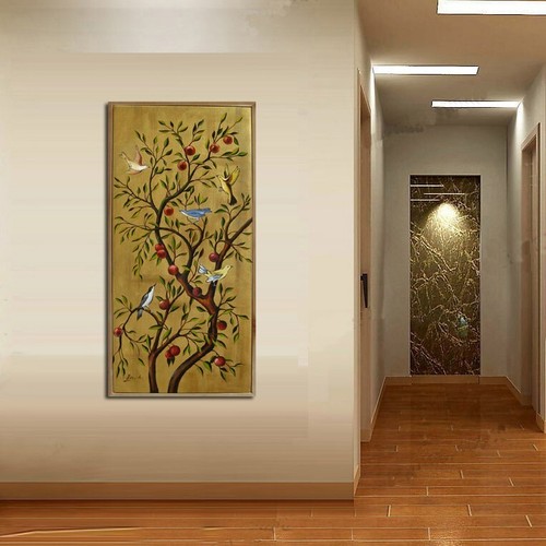 Oil painting,Birds painting,Tree painting, framed painting,huge size painting - Picture 7 of 8