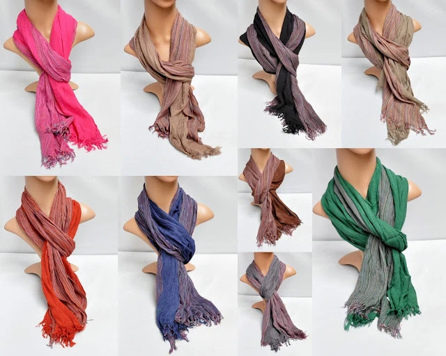 MARKENLOS Großer Weicher langer Damen Herren Schal Tuch Stola Unisex Neue Fashion