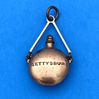 Civil War Gettysburg Reunion U.S. Canteen F.O.B. Gold Filled