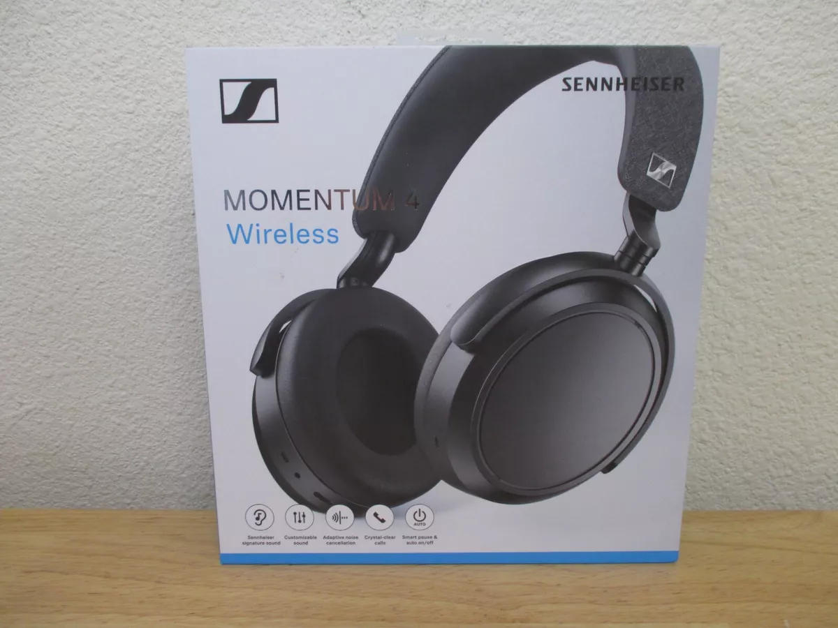 Sennheiser Momentum 4 wireless over ear NC headphones black